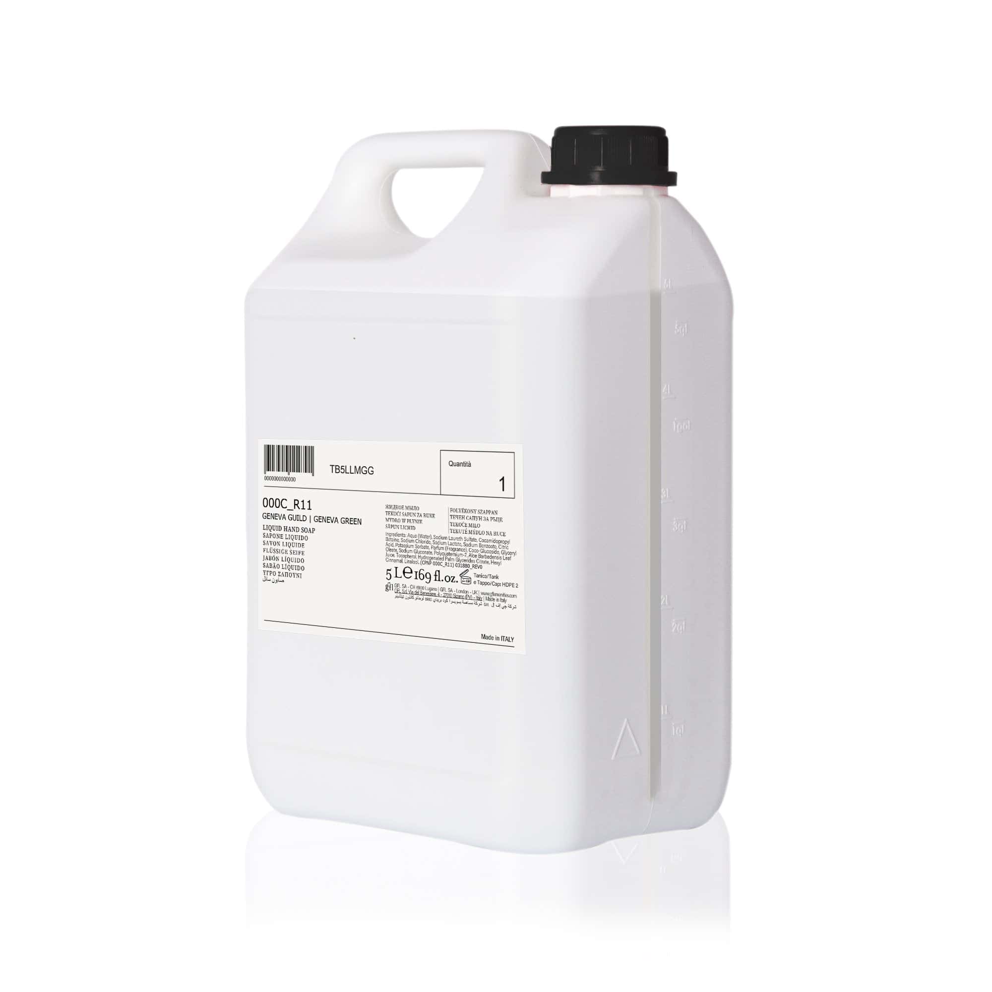 Tanica di ricarica 5L Sapone Liquido Travel Care Essential per Hotel