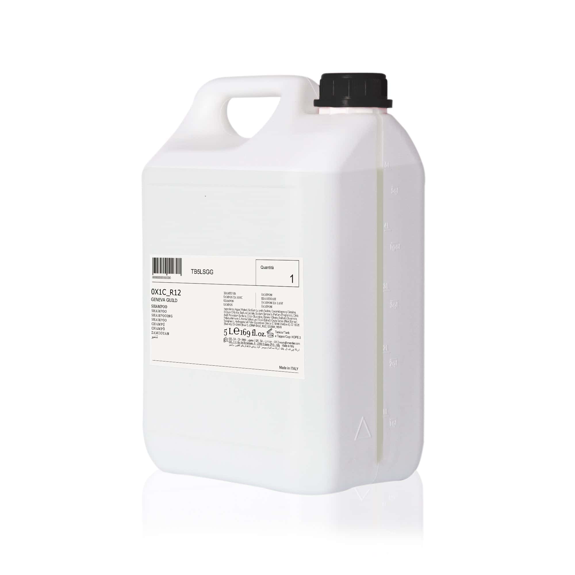 Tanica di ricarica 5L Shampoo Travel Care Essential per Hotel