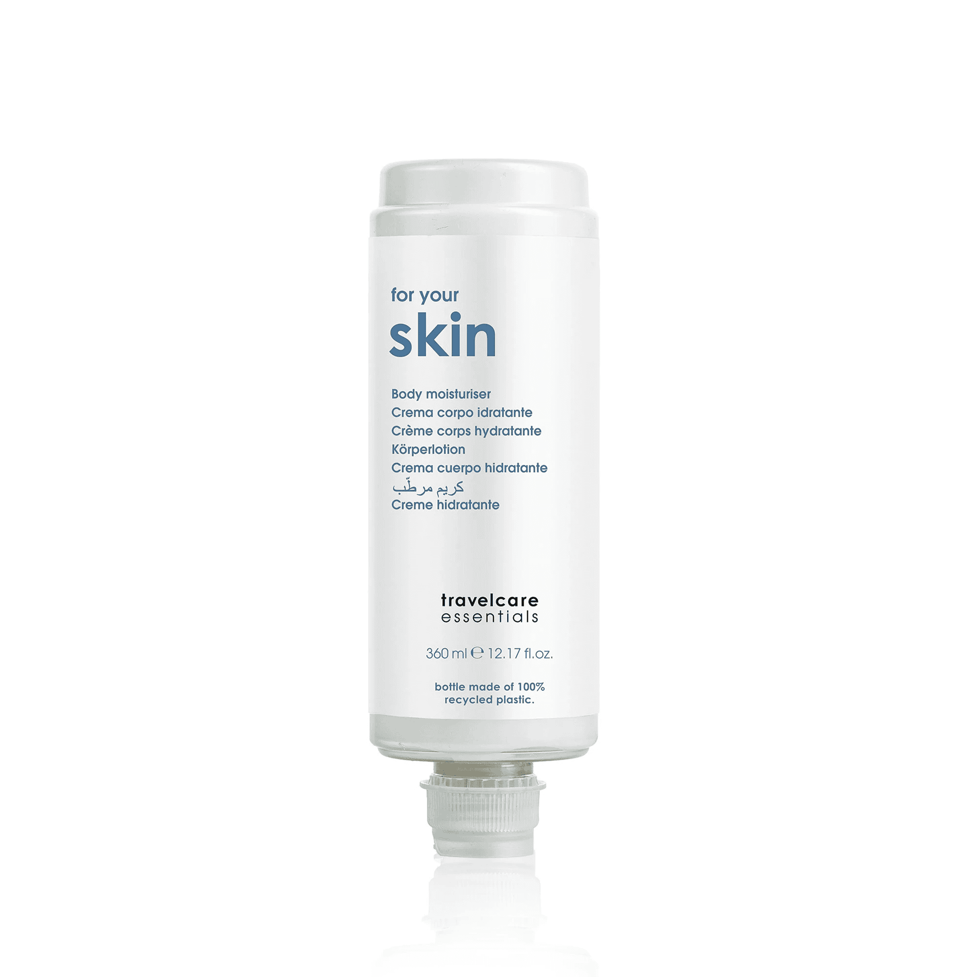 Travel Care Essential body moisturiser 360 ml Squeezable dispenser